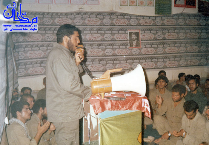 مداحی در جبهه - حاج علی مالکی نژاد